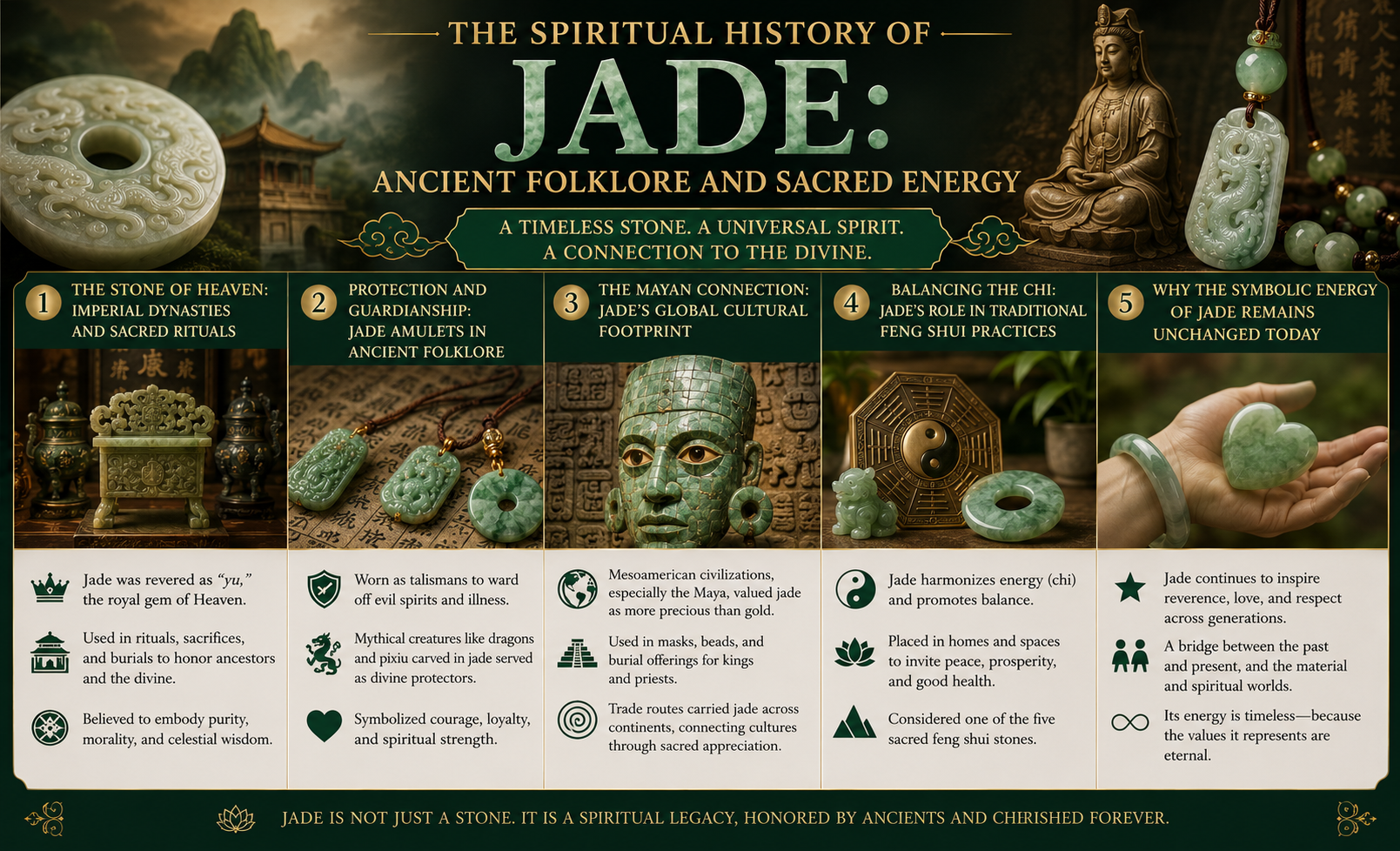 Spiritual History of Jade: Folklore & Sacred Meaning – Harmony of Jade