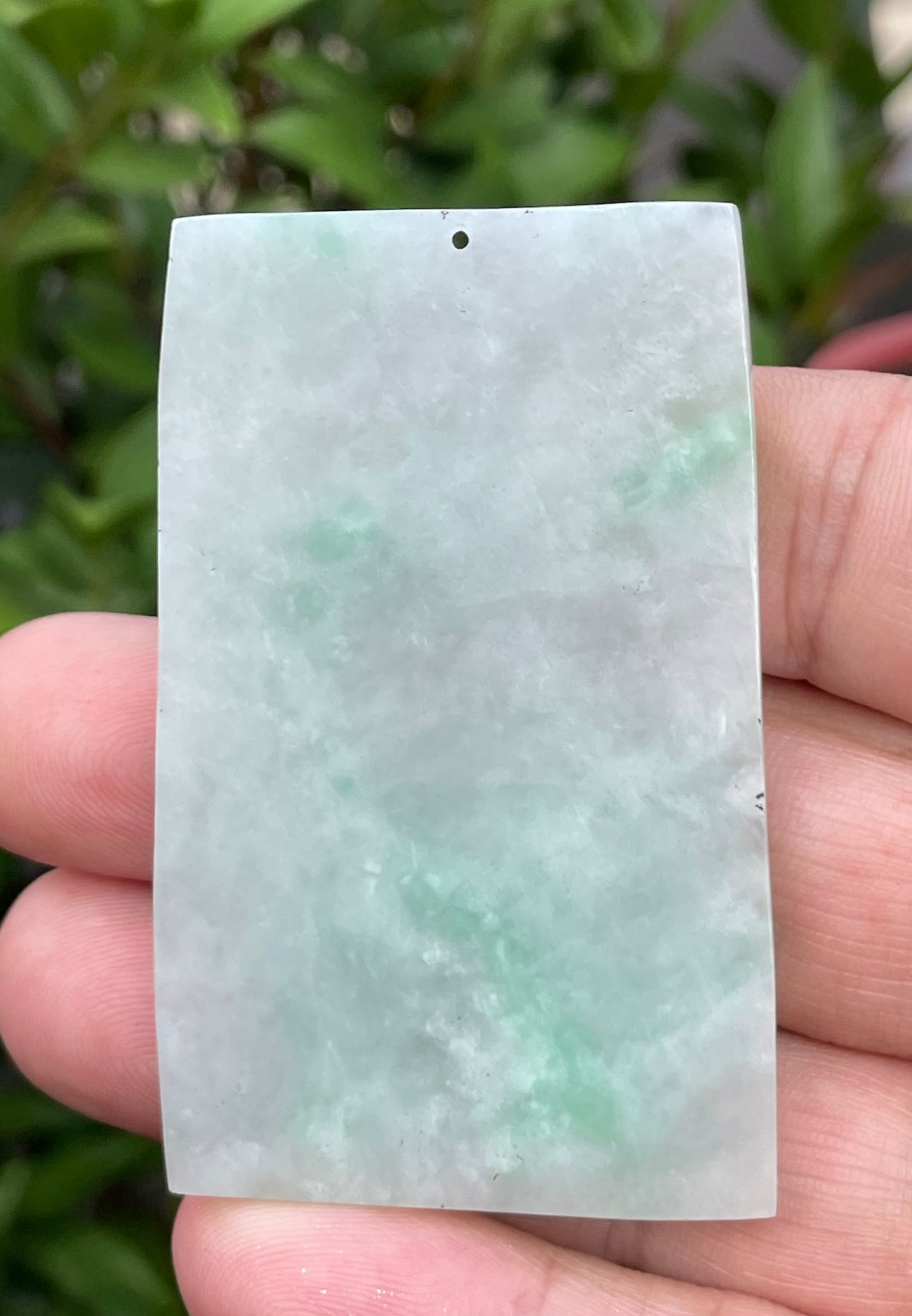 Natural Certified Burmese Jadeite Jade Pendant – Icy White & Imperial Green – Hand-Carved Dragon Motif – JP059