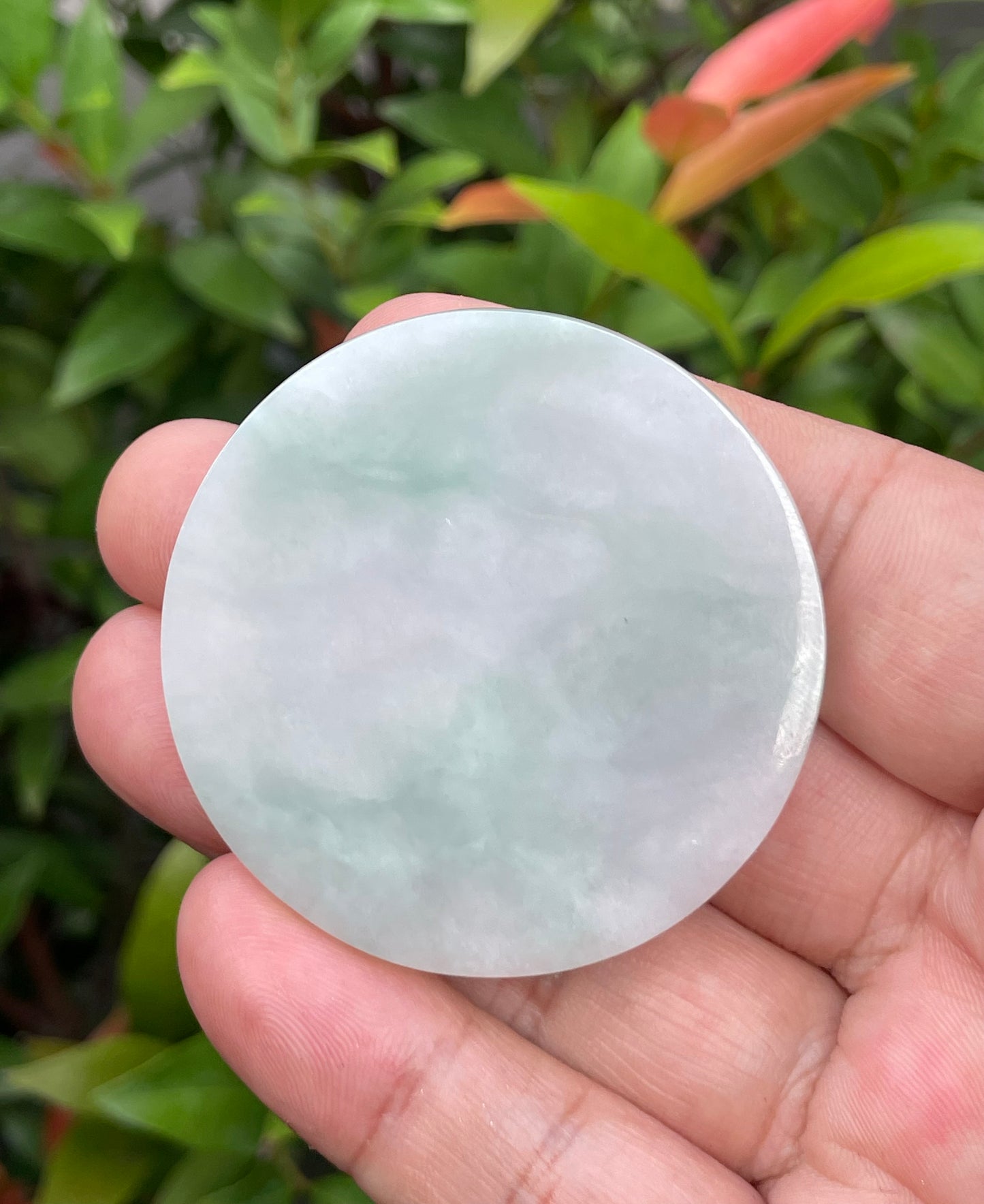 Natural Certified Burmese Jadeite Jade Pendant – Imperial Green & Bluish Milky White – Hand-Carved Dragon Motif – JP054