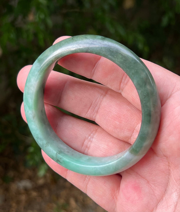 Translucent fine crystalline texture of Grade A natural Myanmar jadeite