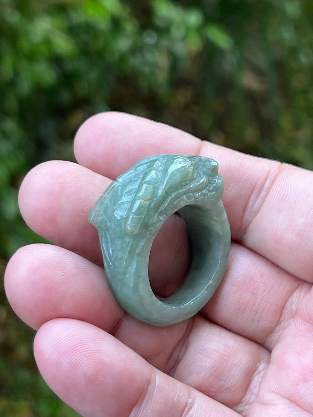 Vitreous luster and deep dimensional appearance of hand-sculpted certified Grade A Myanmar jadeite jewelry
