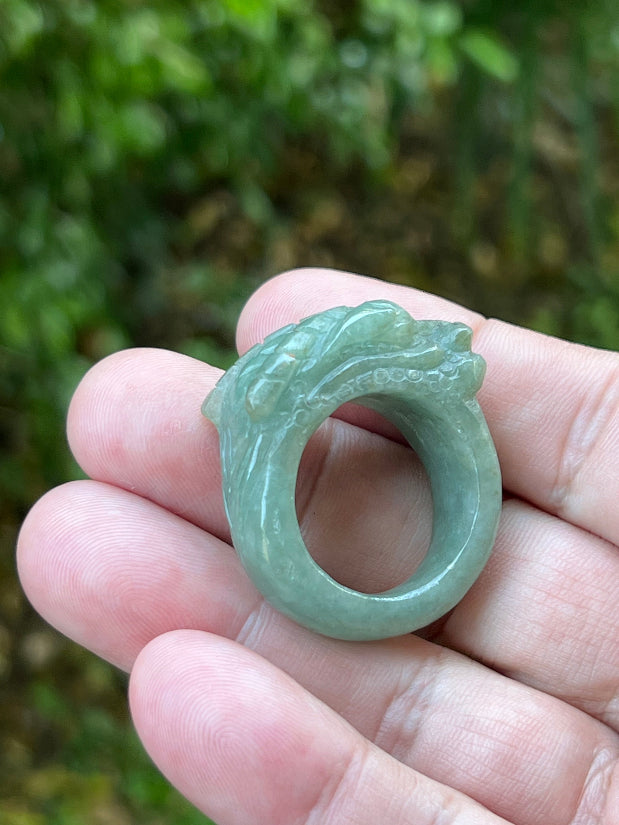 Vitreous luster and deep dimensional appearance of hand-sculpted certified Grade A Myanmar jadeite jewelry