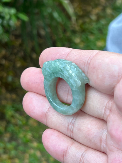 Vitreous luster and luminous glow of hand-sculpted certified Grade A Myanmar jadeite jewelry