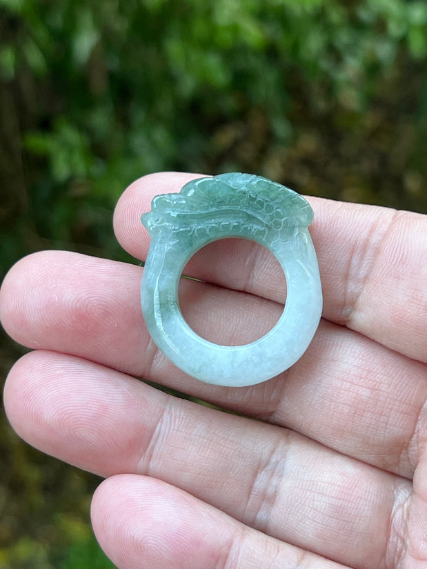 Vitreous luster and luminous glow of hand-sculpted certified Grade A Myanmar jadeite jewelry