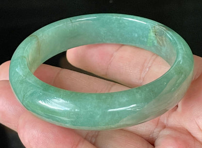 Slightly translucent bright glassy luster of certified Grade A Myanmar jadeite jewelry