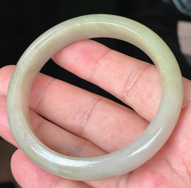Semi-translucent glassy luster of certified Grade A Myanmar jadeite