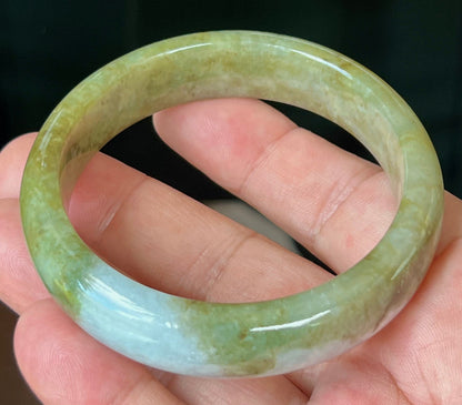 Semi-translucent glassy luster of certified Grade A Myanmar jadeite