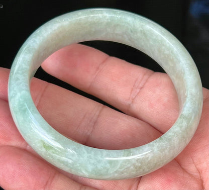 Semi-translucent glassy luster of certified Grade A Myanmar jadeite