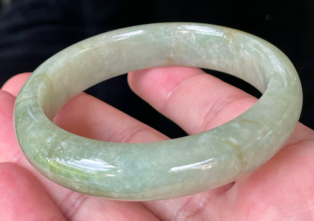 Semi-translucent glassy luster and soft sheen of certified Grade A Myanmar jadeite jewelry