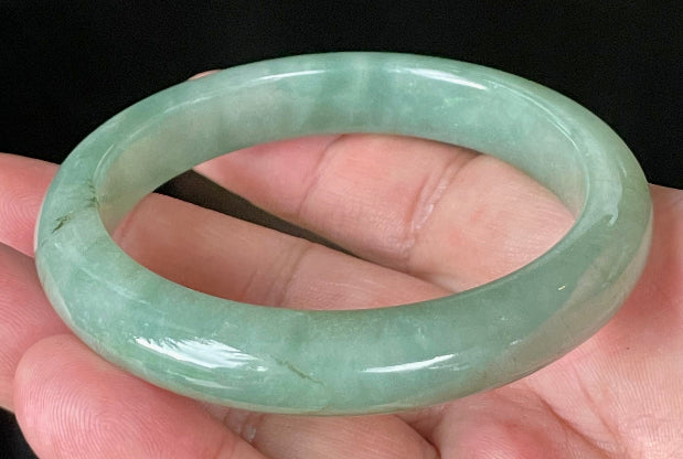 Slightly translucent bright glassy luster of certified Grade A Myanmar jadeite jewelry