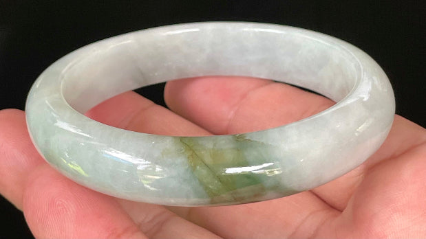 Slightly translucent bright glassy luster of certified Grade A Myanmar jadeite jewelry