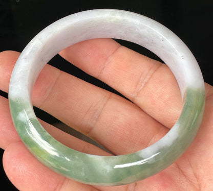 Semi-translucent glassy luster of certified Grade A Myanmar jadeite