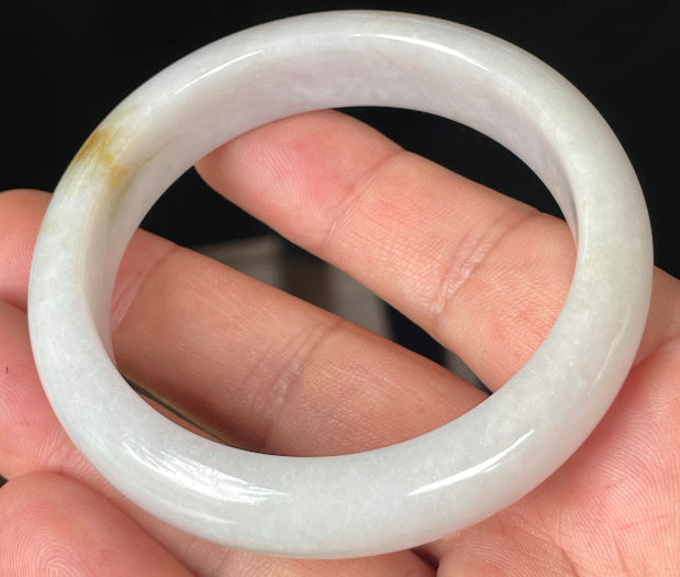 Semi-translucent glassy luster of certified Grade A Myanmar jadeite