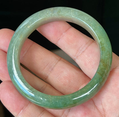 Semi-translucent crystalline texture of natural Grade A Myanmar jadeite
