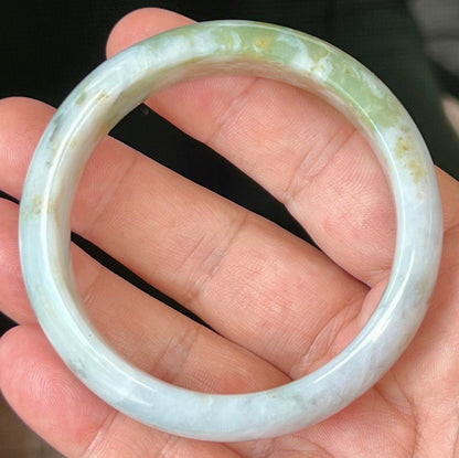 Semi-translucent crystalline texture of natural Grade A Myanmar jadeite